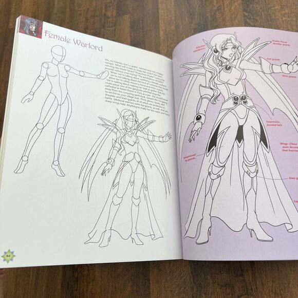 Manga Mania Bishoujo & Magical Girls & Friends How To Draw 2 Volumes In One Book - Picture 9 of 16